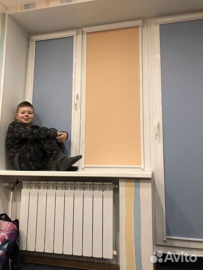 Рулонные шторы зебра