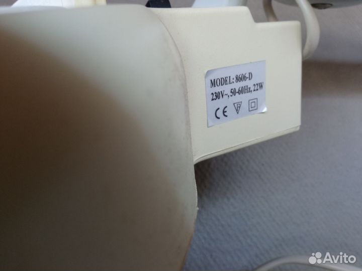 Лампа лупа настольная