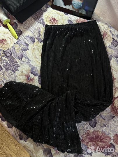 Юбка в пайетках