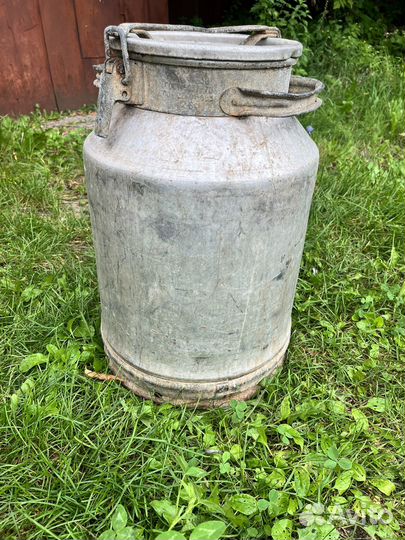 Фляга бак бидон алюминиевый