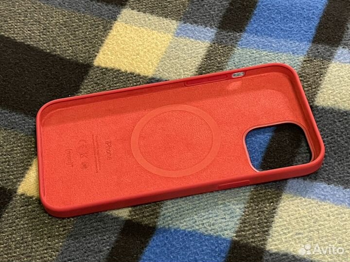 Apple iPhone 12 pro max Silicone Case (красный)