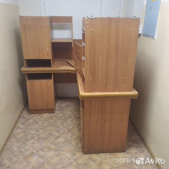 Стол офисный угловой бу