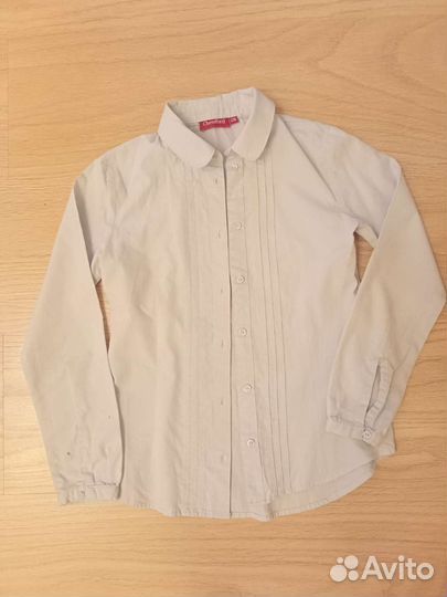 Блузки рубашки для девочки 122-128