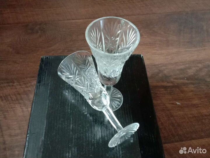 Бокалы и стопки хрусталь СССР