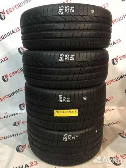 Pirelli P Zero 245/35 R21 и 285/30 R21 103Y