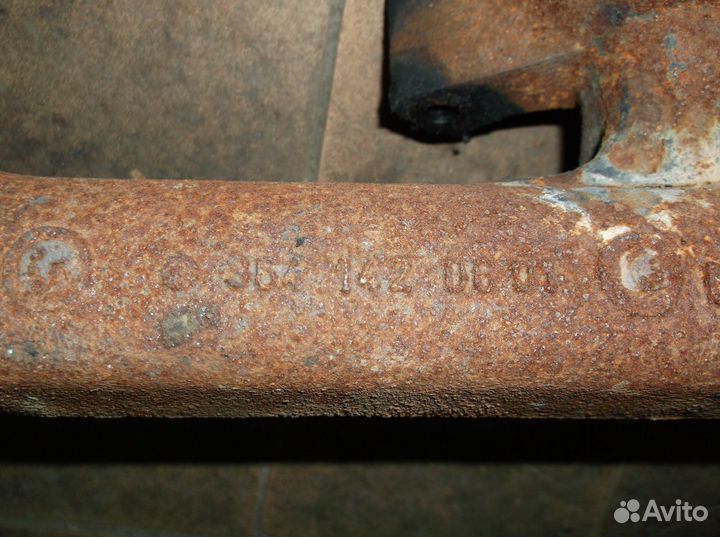 Выпускной коллектор мерседес двигатель 364 турбо