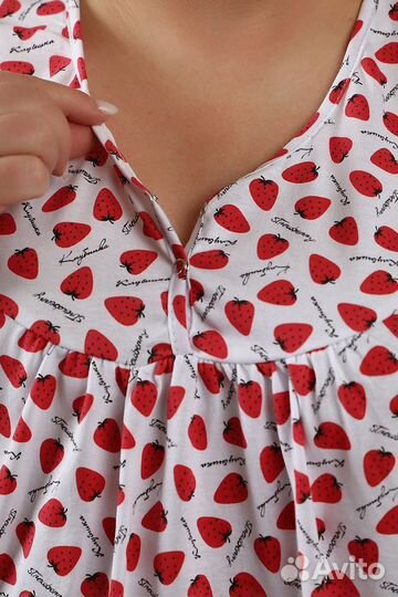 Оптом. Сорочка - Клубника №Н-88055