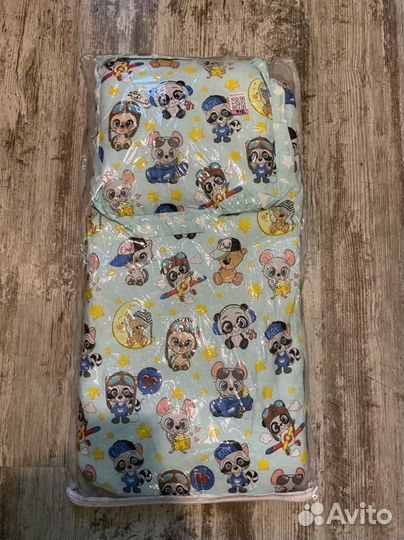 Матрас и подушка в коляску новые