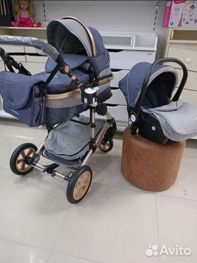 Новая коляска 3в1 LuxMom