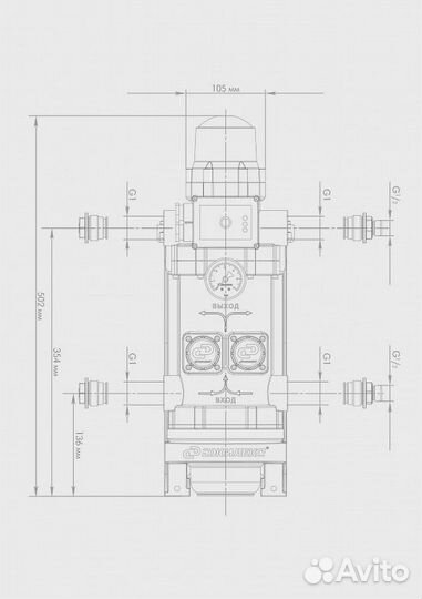 Насосная станция Джилекс «комфорт про» 60/30