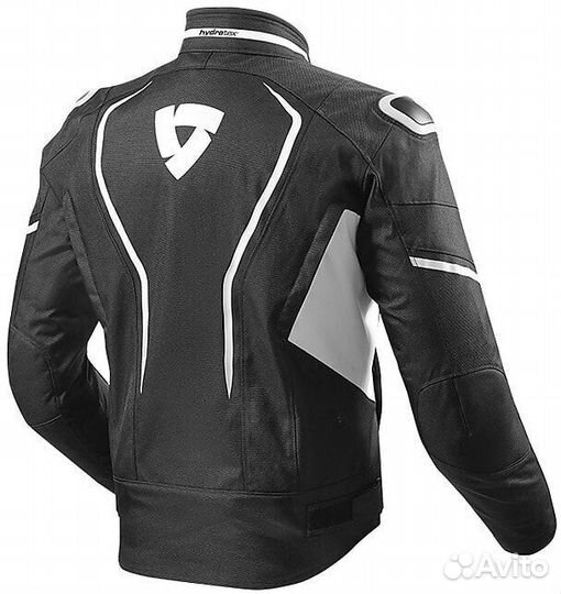 Rev'it vertex H2O Fabric Motorcycle Jacket Black W