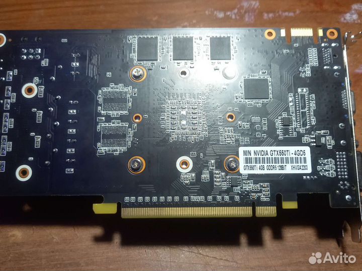 Видеокарта nvidia GTX550 TI 4гб gddr5