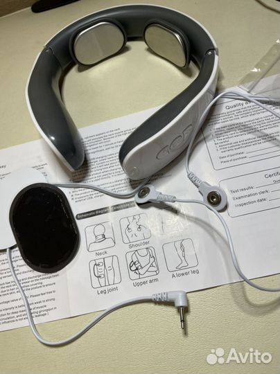 Массажер для шеи новый