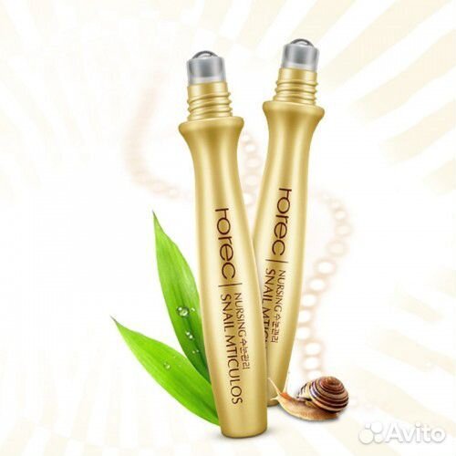 Крем-ролик для области вокруг глаз с муцином улитк