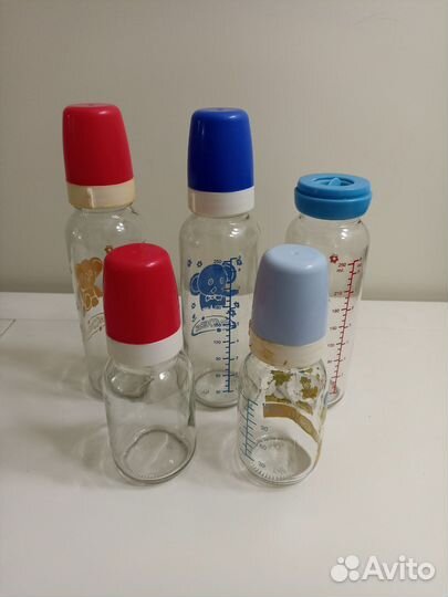 Бутылочки для кормления стекло