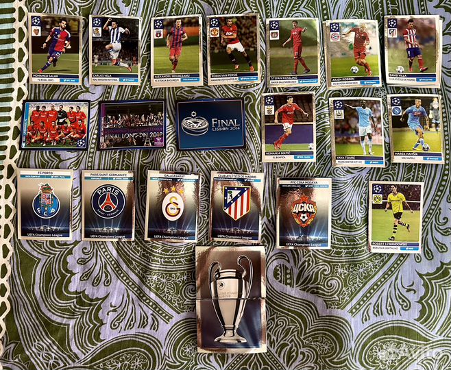 Наклейки Лига чемпионов 2013/2014 и чм 2014