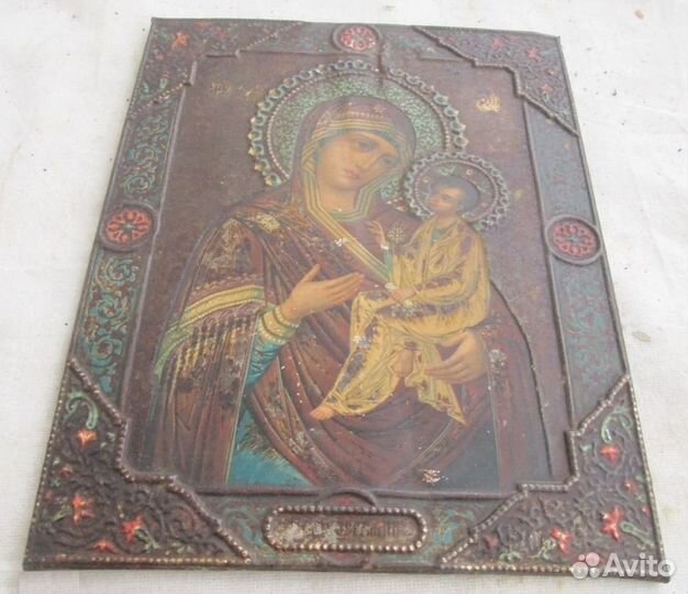Тихвинская божья матерь до 1917 года печать благ