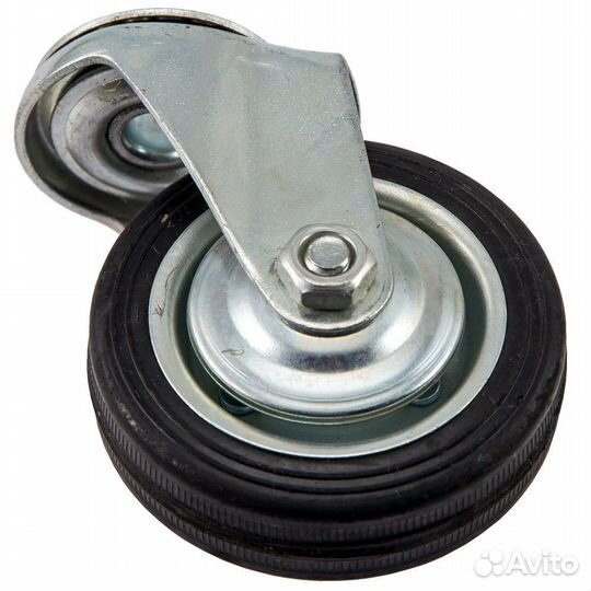 Опора поворотная SCh75, d75, черная литая резина