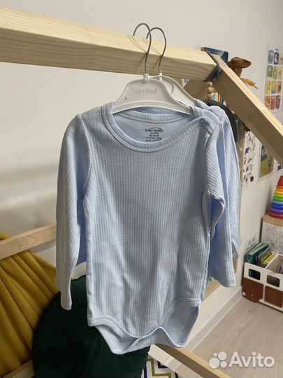 Боди с длинным рукавом 86 92