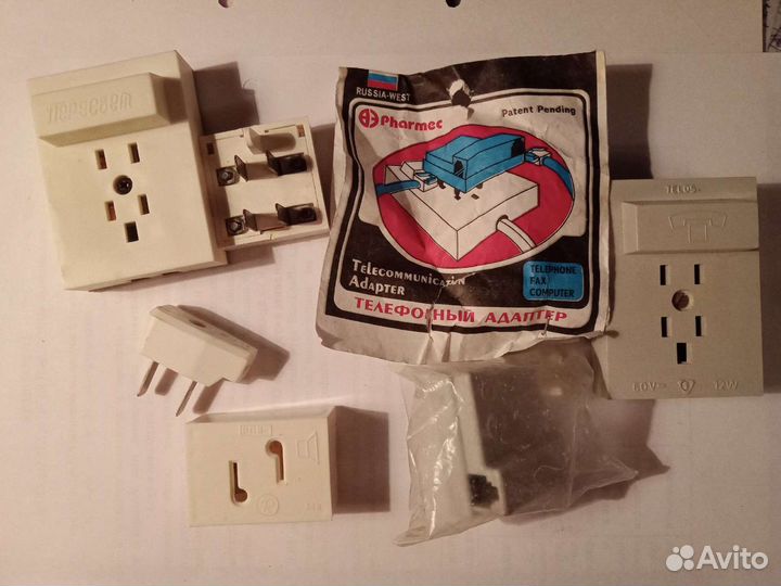 Телефонные розетки, вилки и телефонные адаптеры