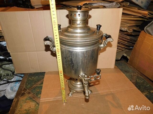 Качественный, советский угольный самовар Тула-Штам