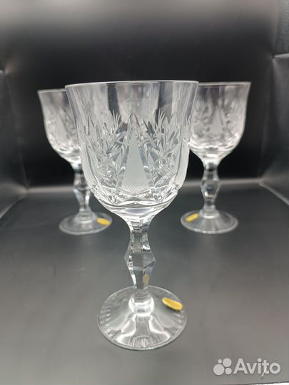 Фужеры хрустальные гдр