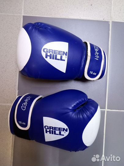 Боксерские перчатки 10 oz Green Hill