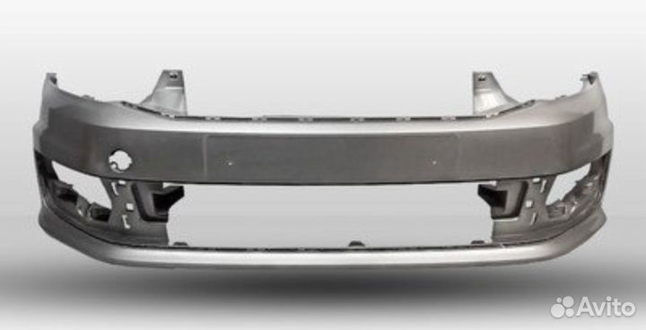 Бампер передний на volkswagen polo