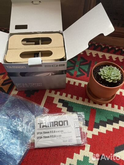 Объектив tamron для canon 24-70mm sp F2.8