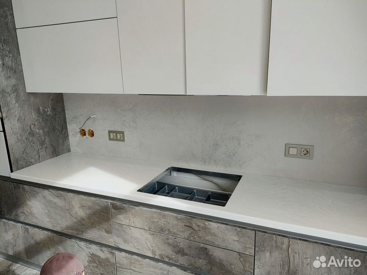 Столешница и кухонный остров из камня Grandex м2