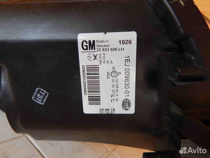 Фара левая Opel Insignia 1 поколение рестайлинг (2