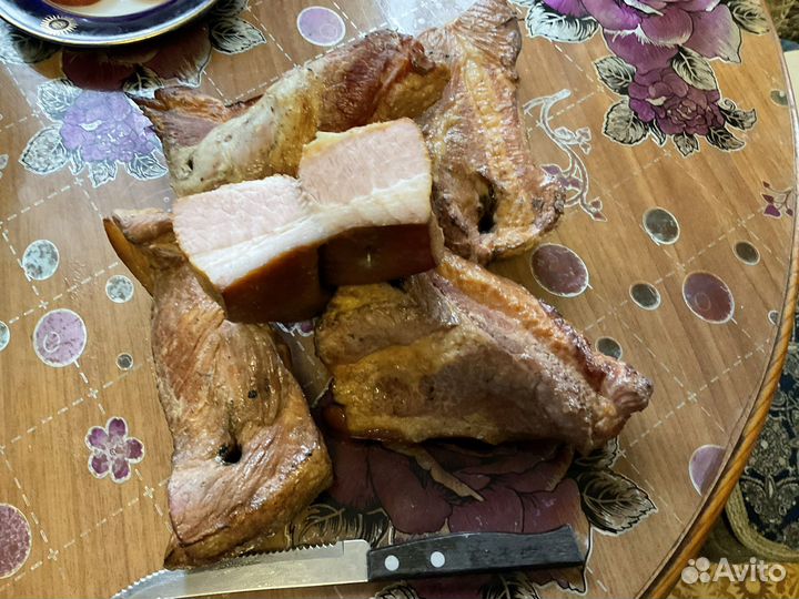 Копчёная грудинка