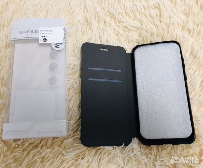 Новая кейс-книжка для Huawei P smart 2019