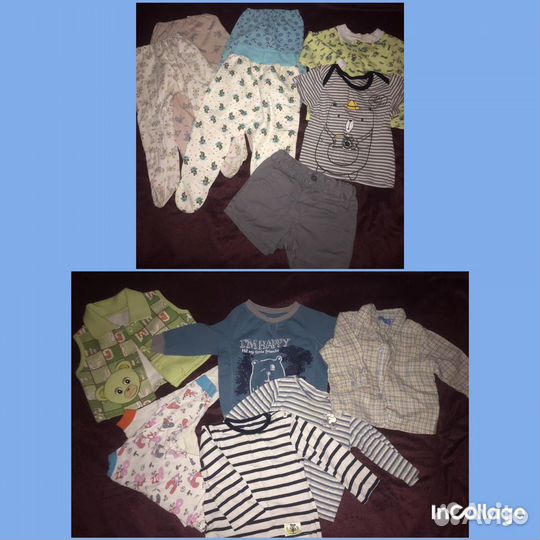 Большой пакет вещей для мальчика до 1,6