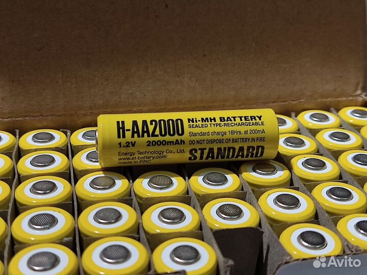 Аккумулятор AA 2000mAh 1,2V для сборок