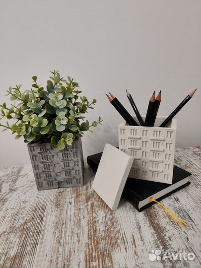 Панелька кашпо (пятиэтажка мини)