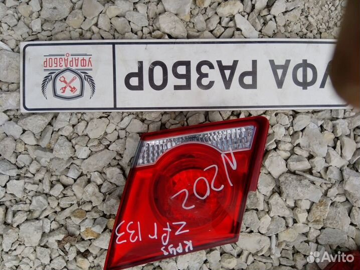 Фонарь задний правый в крышку Chevrolet Cruze 2009