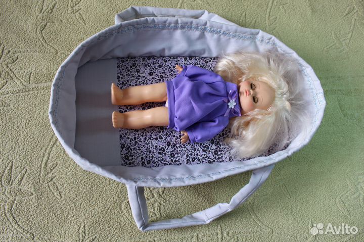 Переноска-люлька с говорящей куклой