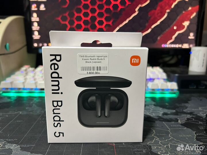 TWS Bluetooth гарнитура Xiaomi Redmi Buds 5 Black