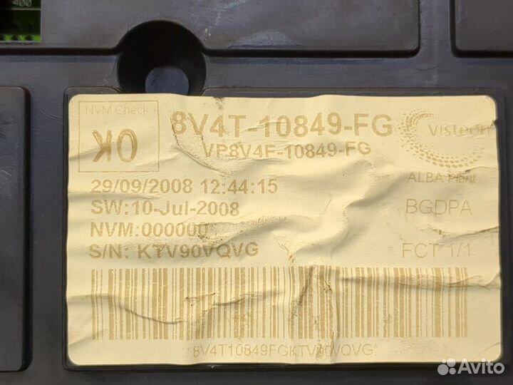 Щиток приборов Ford Focus 2, 2009