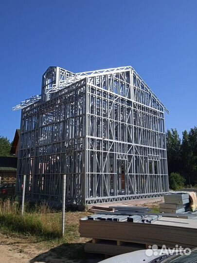 Дом, Дача, Веранда, Беседка каркас металлический