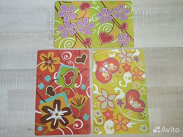 Салфетки пластмассовые столовые 3штуки