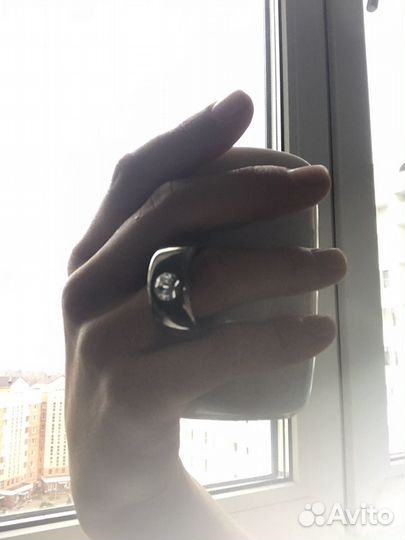 Кружка с ручкой кольцом