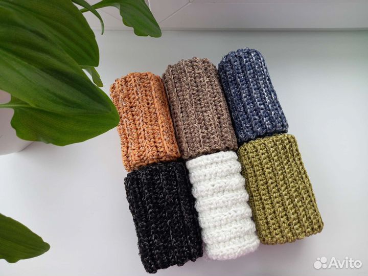 Мочалка вязаная ручной работы