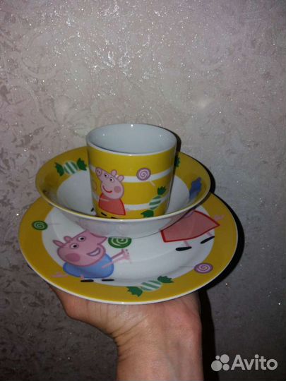 Набор посуды Свинка пеппа