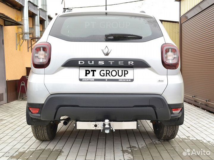 Фаркоп под квадрат Renault Duster II, 2021+ PT Gro