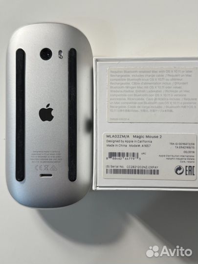 Мышь apple magic mouse 2