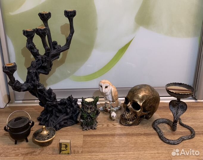 Рогатый Бог, Богиня Луны, Бафомет, череп, сувениры