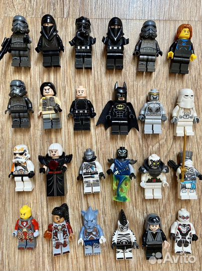 Армия лего человечков lego minifigures