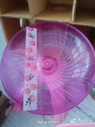 Колесо, тарелка, шар, дом для хомяка джунгарика